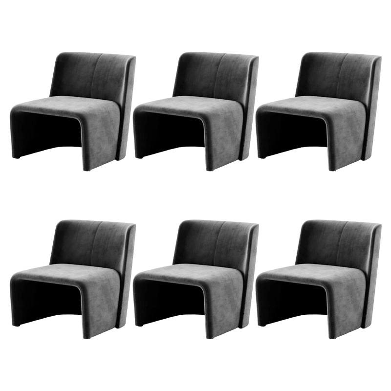 Moderne stijl eetkamerstoel Velvet Parsons zijstoel voor woonkamer