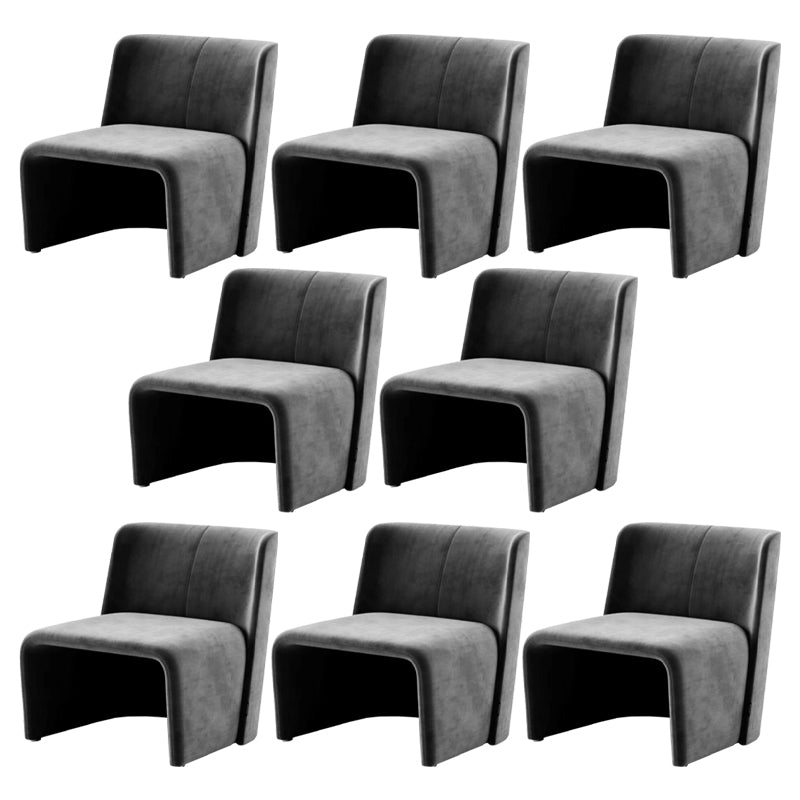 Moderne stijl eetkamerstoel Velvet Parsons zijstoel voor woonkamer