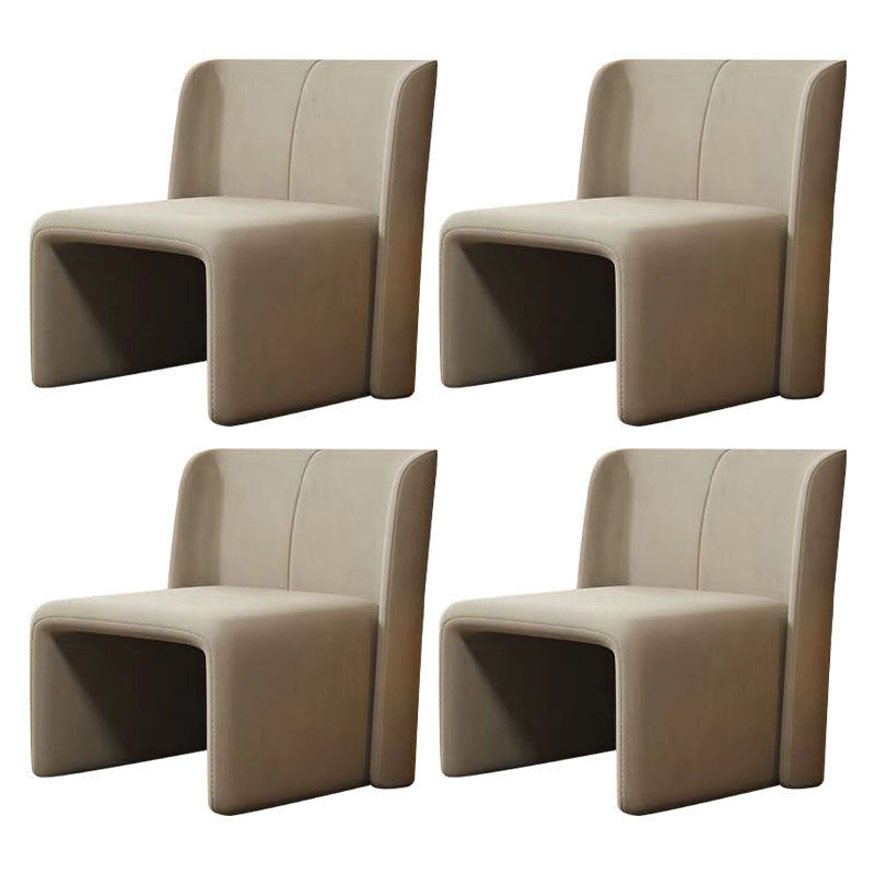 Moderne stijl eetkamerstoel Velvet Parsons zijstoel voor woonkamer