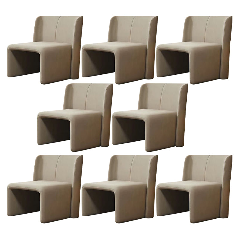 Moderne stijl eetkamerstoel Velvet Parsons zijstoel voor woonkamer