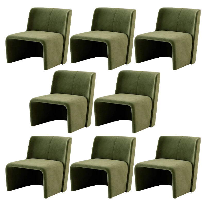 Moderne stijl eetkamerstoel Velvet Parsons zijstoel voor woonkamer