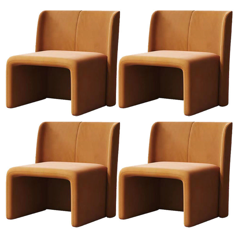 Moderne stijl eetkamerstoel Velvet Parsons zijstoel voor woonkamer