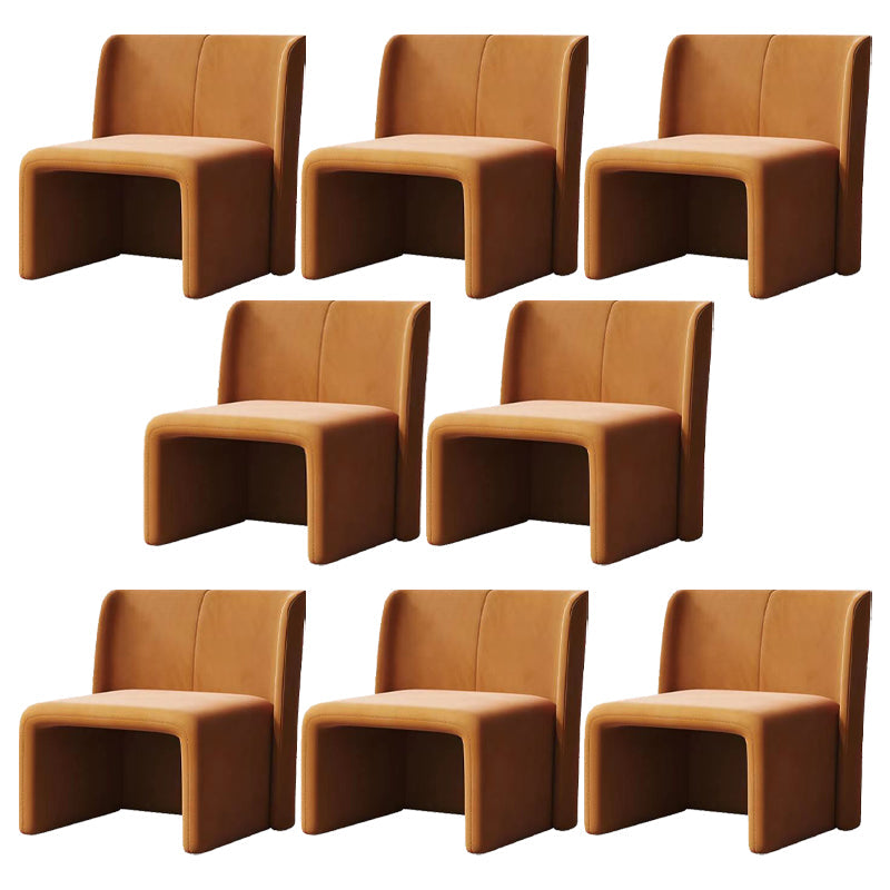 Moderne stijl eetkamerstoel Velvet Parsons zijstoel voor woonkamer