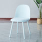 Sillas de comedor sin brazos modernas silla lateral de plástico para comedor