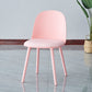 Sillas de comedor sin brazos modernas silla lateral de plástico para comedor