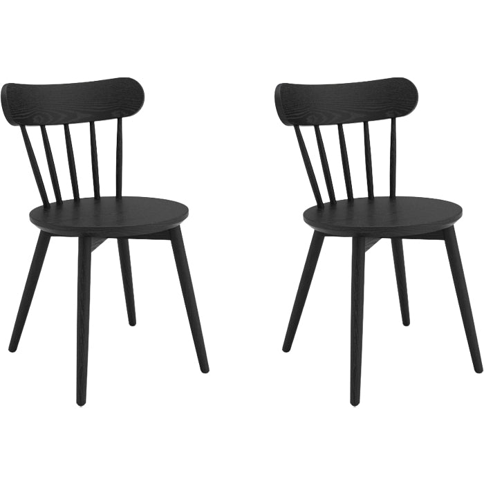 Zeitgenössischer Massivholz Windsor Essstuhl für Esszimmer