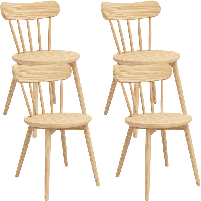 Zeitgenössischer Massivholz Windsor Essstuhl für Esszimmer