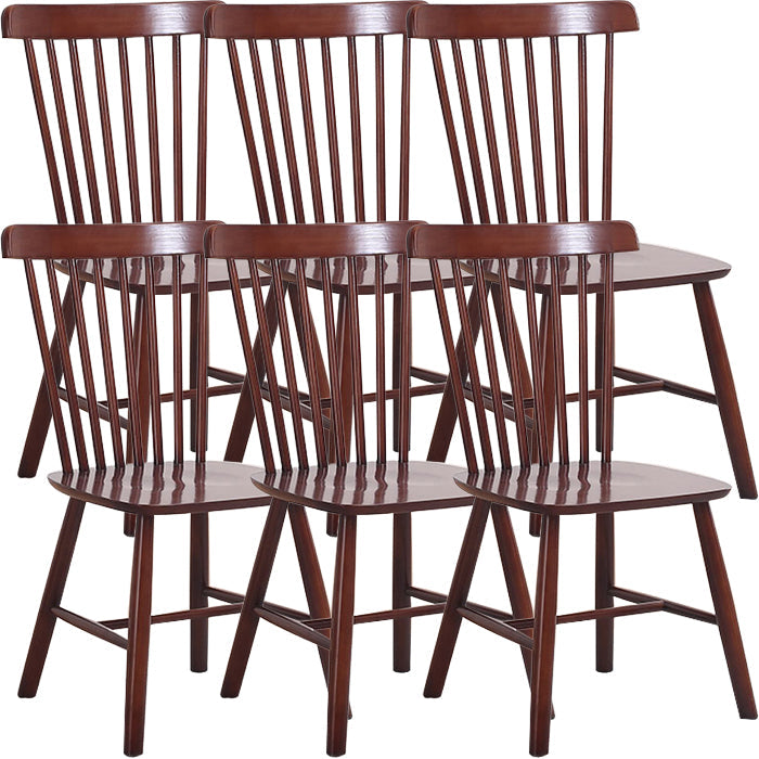 Sedia da pranzo Windsor a bracciole in legno di gomma contemporanea per ristorante