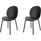 Contemporary Plastic Armless Parson Chair for Home in Matte Finish