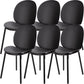 Contemporary Plastic Armless Parson Chair for Home in Matte Finish