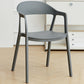 Nordic Style Matte Finish Plastic Armless Dining Chair for Home Grey 1 Piece Clearhalo 'Dining Chairs' 'Dining Tables & Seating' 'dining_chair' 'furn' 'furn_dining_chair' 'Furniture' 'Kitchen & Dining Furniture' 7636587