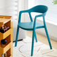 Nordic Style Matte Finish Plastic Armless Dining Chair for Home Clearhalo 'Dining Chairs' 'Dining Tables & Seating' 'dining_chair' 'furn' 'furn_dining_chair' 'Furniture' 'Kitchen & Dining Furniture' 7636596