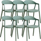 Nordic Style Matte Finish Plastic Armless Dining Chair for Home Green 6 Piece Set Clearhalo 'Dining Chairs' 'Dining Tables & Seating' 'dining_chair' 'furn' 'furn_dining_chair' 'Furniture' 'Kitchen & Dining Furniture' 7636615