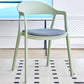 Nordic Style Matte Finish Plastic Armless Dining Chair for Home Gray-Green 1 Piece Clearhalo 'Dining Chairs' 'Dining Tables & Seating' 'dining_chair' 'furn' 'furn_dining_chair' 'Furniture' 'Kitchen & Dining Furniture' 7636622