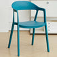 Nordic Style Matte Finish Plastic Armless Dining Chair for Home Peacock Blue 1 Piece Clearhalo 'Dining Chairs' 'Dining Tables & Seating' 'dining_chair' 'furn' 'furn_dining_chair' 'Furniture' 'Kitchen & Dining Furniture' 7636627