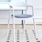 Nordic Style Matte Finish Plastic Armless Dining Chair for Home White-Gray 1 Piece Clearhalo 'Dining Chairs' 'Dining Tables & Seating' 'dining_chair' 'furn' 'furn_dining_chair' 'Furniture' 'Kitchen & Dining Furniture' 7636662
