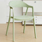 Nordic Style Matte Finish Plastic Armless Dining Chair for Home Matcha Green 1 Piece Clearhalo 'Dining Chairs' 'Dining Tables & Seating' 'dining_chair' 'furn' 'furn_dining_chair' 'Furniture' 'Kitchen & Dining Furniture' 7636677