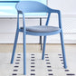Nordic Style Matte Finish Plastic Armless Dining Chair for Home Blue Gray 1 Piece Clearhalo 'Dining Chairs' 'Dining Tables & Seating' 'dining_chair' 'furn' 'furn_dining_chair' 'Furniture' 'Kitchen & Dining Furniture' 7636682