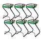 Modern Contoured Seat Low Back Armless Bar Stools with Metal Base