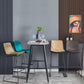 Modern Upholstered Low Back Armless Bar Stools with Metal Base Clearhalo 'Bar Furniture' 'Bar Stools' 'bar_stools' 'furn' 'furn_bar_stools' 'Furniture' 'Kitchen & Dining Furniture' 7636965