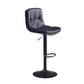 Sgabello da bar sul backrest girevole regolabile contemporaneo con poggiapiedi