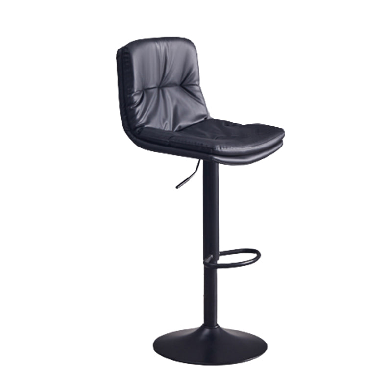 Sgabello da bar sul backrest girevole regolabile contemporaneo con poggiapiedi