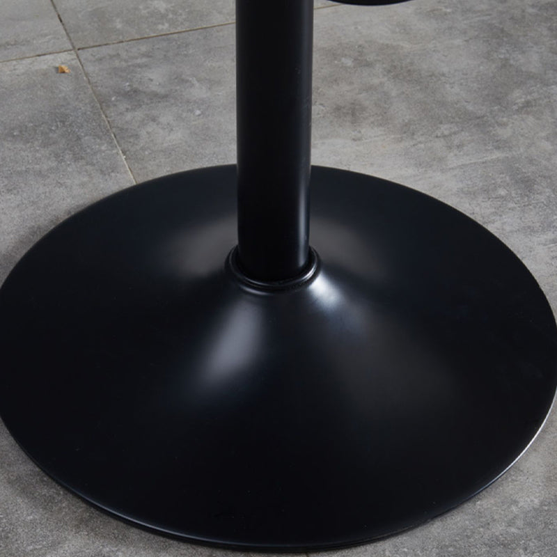 Sgabello da bar sul backrest girevole regolabile contemporaneo con poggiapiedi