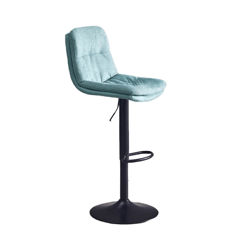 Sgabello da bar sul backrest girevole regolabile contemporaneo con poggiapiedi