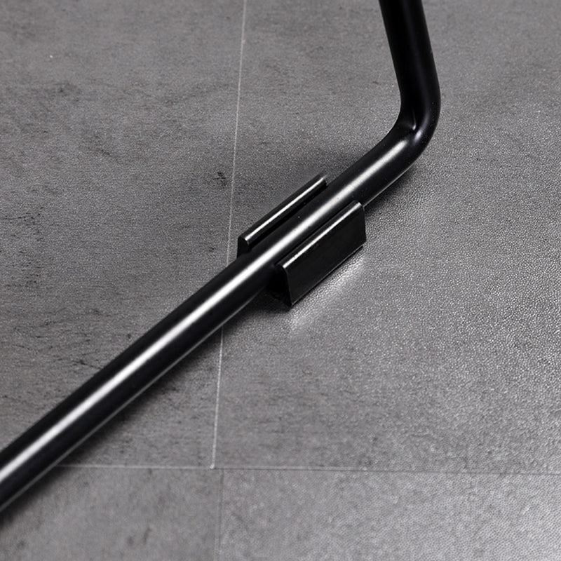 Contemporary Upholstered Backrest Armless Bar Stools with Metal Base