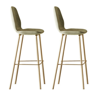 Mesa de mostrador de piedra sinterizada rectangular Glam de 1/2/3 piezas con taburetes altos en dorado