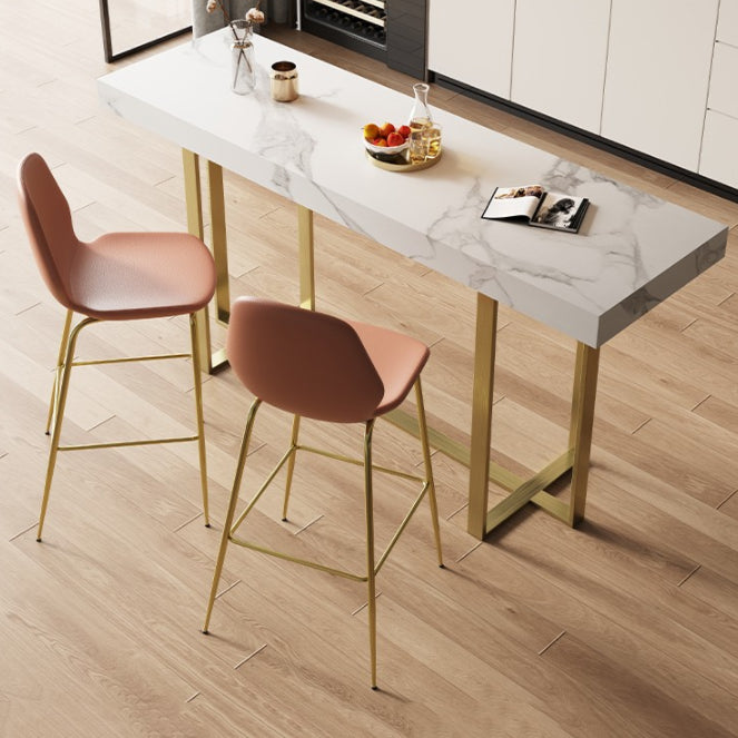 1/3 Pieces Bar Stool and Table Set, Glam Fixed Table and Rectangular Table & Chair(s) 3 Piece Set Clearhalo 'Bar Furniture' 'furn' 'furn_home_bar_bar_sets' 'Furniture' 'Home Bars & Bar Sets' 'home_bar_bar_sets' 'Kitchen & Dining Furniture' 7637448