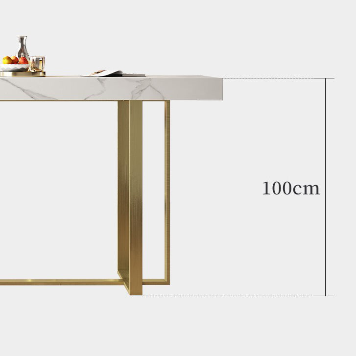 1/3 Pieces Bar Stool and Table Set, Glam Fixed Table and Rectangular Clearhalo 'Bar Furniture' 'furn' 'furn_home_bar_bar_sets' 'Furniture' 'Home Bars & Bar Sets' 'home_bar_bar_sets' 'Kitchen & Dining Furniture' 7637451