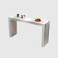 Modern Style Rectangle Stone Bar Stool Table Table for Living Room White Without Chairs Clearhalo 'Bar Furniture' 'Bar Tables' 'bar_tables' 'furn' 'furn_bar_tables' 'Furniture' 'Kitchen & Dining Furniture' 7637505