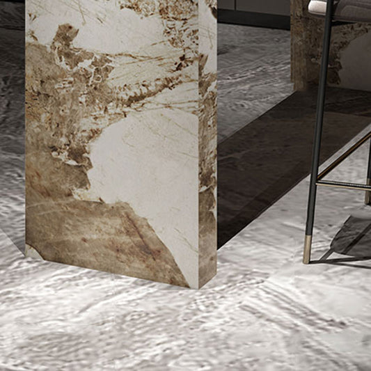 Moderne stijl rechthoek stenen barkruk tafel tafel voor woonkamer