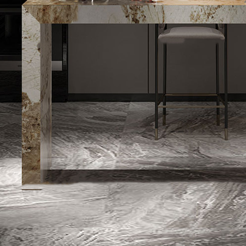 Modern Style Rectangle Stone Bar Stool Table Table for Living Room Clearhalo 'Bar Furniture' 'Bar Tables' 'bar_tables' 'furn' 'furn_bar_tables' 'Furniture' 'Kitchen & Dining Furniture' 7637511