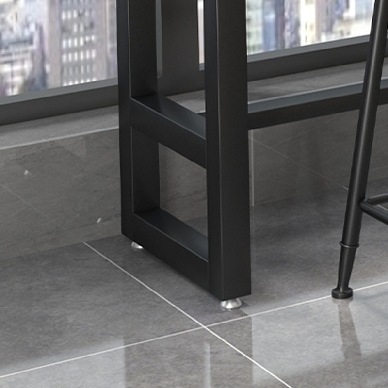 Tavolo da sgabello da barregangole in legno massiccio contemporaneo per soggiorno