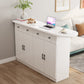 Contemporary Style Wood Specialty Bar Stool Table for Dining Room Gloss White Without Chairs Clearhalo 'Bar Furniture' 'Bar Tables' 'bar_tables' 'furn' 'furn_bar_tables' 'Furniture' 'Kitchen & Dining Furniture' 7637604