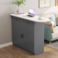 Contemporary Style Wood Specialty Bar Stool Table for Dining Room Light Gray Without Chairs Clearhalo 'Bar Furniture' 'Bar Tables' 'bar_tables' 'furn' 'furn_bar_tables' 'Furniture' 'Kitchen & Dining Furniture' 7637615