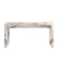 Modern Rectangle Stone Bar Dining Table Table for Living Room White-Gray Without Chairs Clearhalo 'Bar Furniture' 'Bar Tables' 'bar_tables' 'furn' 'furn_bar_tables' 'Furniture' 'Kitchen & Dining Furniture' 7637627