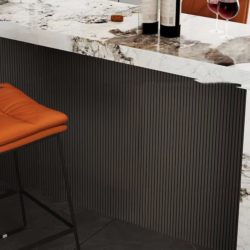 Modern Rectangle Stone Bar Dining Table Table for Living Room Clearhalo 'Bar Furniture' 'Bar Tables' 'bar_tables' 'furn' 'furn_bar_tables' 'Furniture' 'Kitchen & Dining Furniture' 7637632