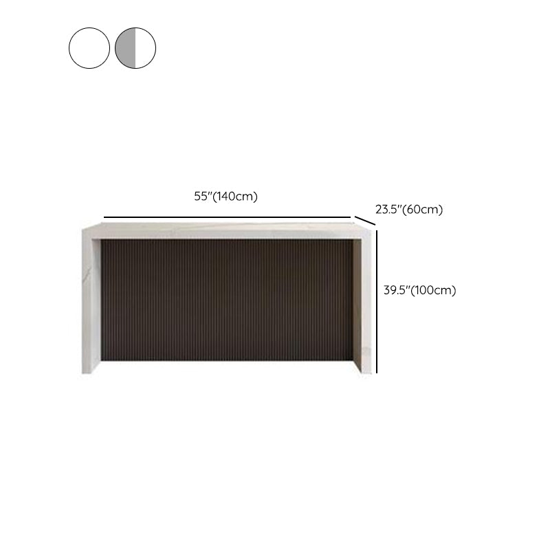 Modern Rectangle Stone Bar Dining Table Table for Living Room Clearhalo 'Bar Furniture' 'Bar Tables' 'bar_tables' 'furn' 'furn_bar_tables' 'Furniture' 'Kitchen & Dining Furniture' 7637638
