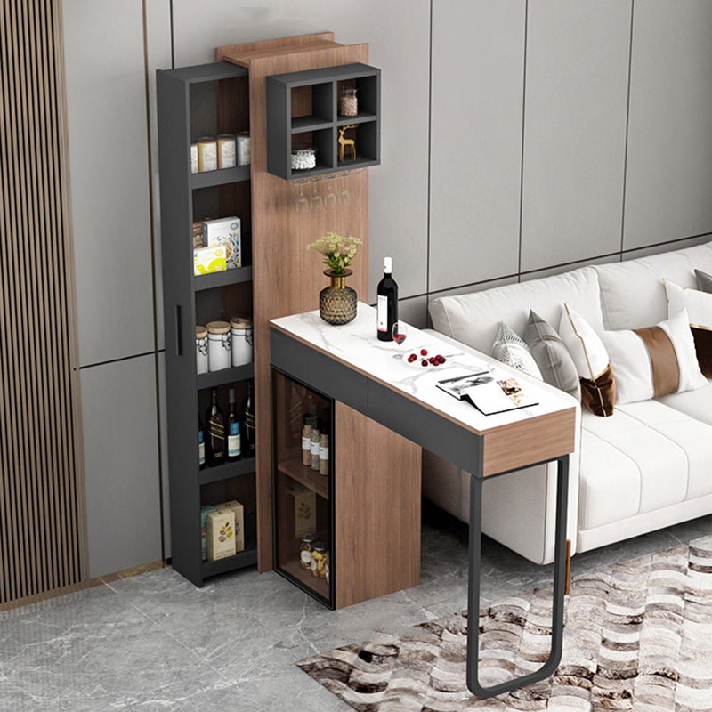 Tavolo da pranzo di rettangolo di pietra in pietra moderna per soggiorno