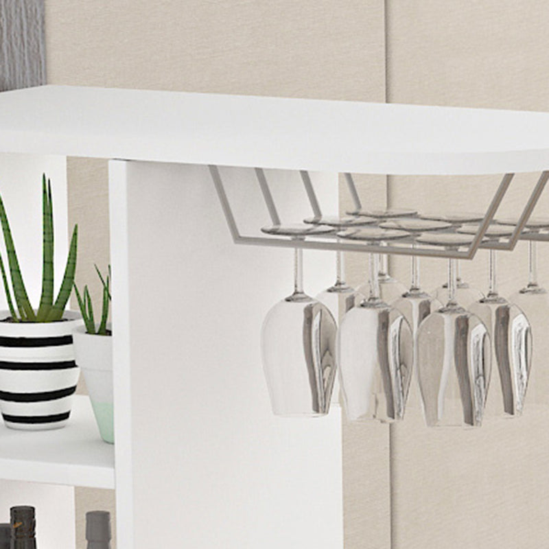 Contemporary Stone Rectangle Bar Height Table for Living Room Clearhalo 'Bar Furniture' 'Bar Tables' 'bar_tables' 'furn' 'furn_bar_tables' 'Furniture' 'Kitchen & Dining Furniture' 7637695