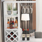 Contemporary Stone Rectangle Bar Height Table for Living Room Clearhalo 'Bar Furniture' 'Bar Tables' 'bar_tables' 'furn' 'furn_bar_tables' 'Furniture' 'Kitchen & Dining Furniture' 7637699