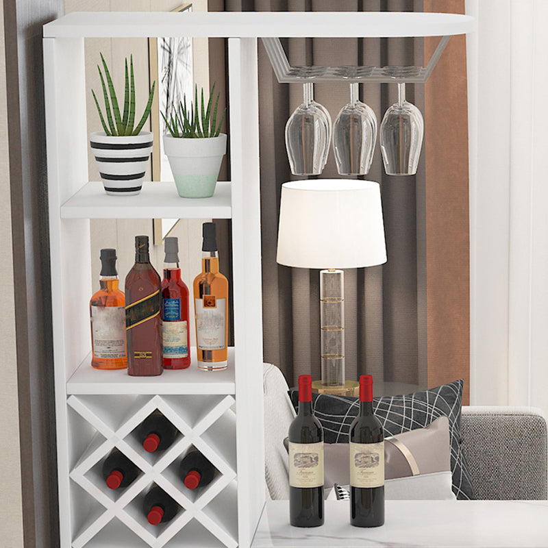 Contemporary Stone Rectangle Bar Height Table for Living Room Clearhalo 'Bar Furniture' 'Bar Tables' 'bar_tables' 'furn' 'furn_bar_tables' 'Furniture' 'Kitchen & Dining Furniture' 7637699