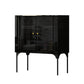 Moderno soggiorno acrilico cabinet di sideboard di credone largo 15 pollici