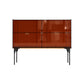 Moderno soggiorno acrilico cabinet di sideboard di credone largo 15 pollici