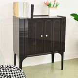 Moderno soggiorno acrilico cabinet di sideboard di credone largo 15 pollici