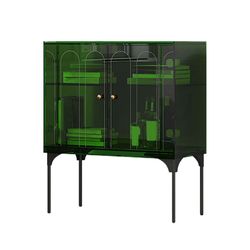 Moderno soggiorno acrilico cabinet di sideboard di credone largo 15 pollici