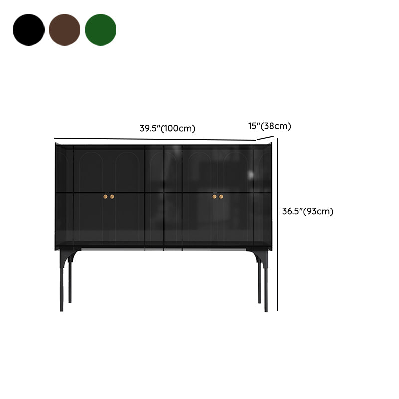 Moderno soggiorno acrilico cabinet di sideboard di credone largo 15 pollici